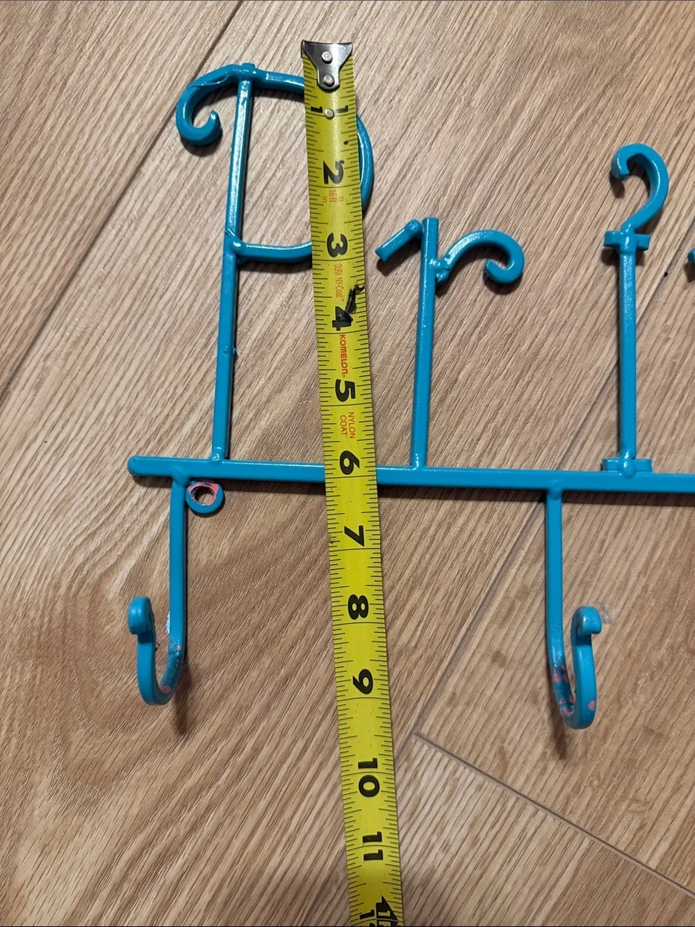 Princess Wall 5 Hook accessory hanger - turquoise
